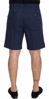 Blue Chinos Cotton Stretch Casual Shorts 3
