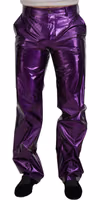 Purple Shining Men Casual Pants 1