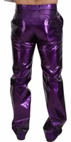 Purple Shining Men Casual Pants 3