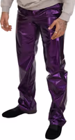 Purple Shining Men Casual Pants 4