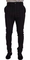 Black Wool Chino Formal Men Pants 1