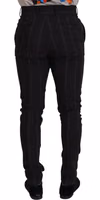Black Wool Chino Formal Men Pants 3