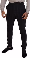 Black Wool Chino Formal Men Pants 4