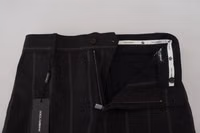 Black Wool Chino Formal Men Pants 5
