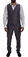 Gray SICILIA 3 Piece Slim Fit Suit 1