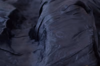 Blue Silk Shawl Foulard Fringes Scarf 5