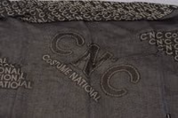 Gray Logo Knit Neck Wrap Shawl Scarf 2