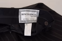 Black Stripes Viscose Dress Pants 5
