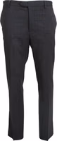 Gray Checkered Wool Dress Formal Pants 1