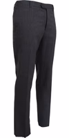 Gray Checkered Wool Dress Formal Pants 2