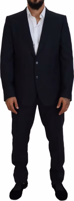 Blue Single Breasted 2 Piece MARTINI Suit