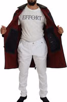 Black Trench Hooded Parka Cotton Jacket 2