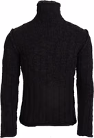 Brown Wool Knit Turtleneck Pullover Sweater 3