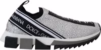Silver Rhinestones Sorrento Sneakers Shoes 5
