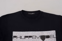 Black Printed Long Sleeves Pullover Sweater 5