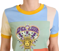 Multicolor Cotton  DG Love Patchwork 2