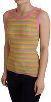 Multicolor Silk Vest Pullover Tank Top 2