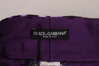 Purple Leopard Print High Waist Pants 5