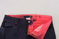 Black Low Waist Slim Fit Women Casual Denim Jeans 4