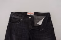 Black Cotton Low Waist Skinny Women Casual Jeans 4