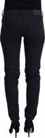 Black Cotton Slim Fit Women Denim Jeans 3