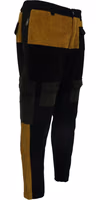Black Yellow Cotton Men Pants 2