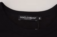 Black Sneak Peek Cotton Short Sleeve T-shirt 5