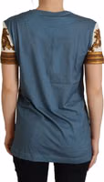 Multicolor DG Logo Angel Printed Shirt Top 3