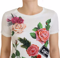 White Rose DGLogo Printed Short Sleeves Top 4