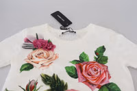 White Rose DGLogo Printed Short Sleeves Top 5