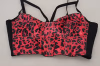 Pink Leopard Print Cropped Bustier Corset Top 5