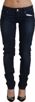 Blue Low Waist Slim Fit Women Denim Jeans 1