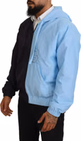 Black Blue DG Hooded Full Zip Men Jacket 2