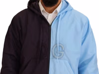 Black Blue DG Hooded Full Zip Men Jacket 4