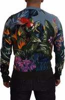 Multicolor Jungle Wool Pullover Logo Sweater 3