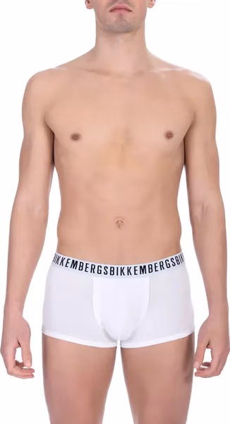 White Cotton Men's Trunk