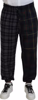 Multicolor Checkered Wool Men Jogger Pants 1