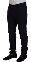 Black Wool Chino Dress Formal Pants 2