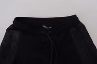 Black Polyester Skinny Jogger Men Pants 5