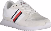 White Polyester Sneaker 2