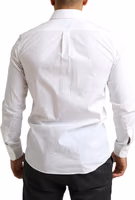 White MARTINI Cotton Dress Formal Shirt 3