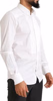 White GOLD Formal Cotton Tuxedo Dress Shirt 2