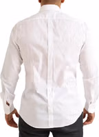 White GOLD Formal Cotton Tuxedo Dress Shirt 3