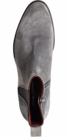 Gray Leather Men Ankle Boots Shoes 4