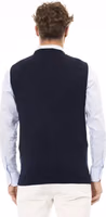Blue Viscose Men's Jacket 3