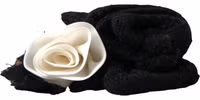 Diadem Headband Tiara White Rose Crystal Hair Gold 5