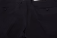 بنطال رسمي أسود من الصوف والحرير 4