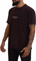 Bordeaux Crewneck Short Sleeve  T-shirt 1
