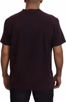 Bordeaux Crewneck Short Sleeve  T-shirt 2