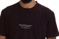 Bordeaux Crewneck Short Sleeve  T-shirt 3